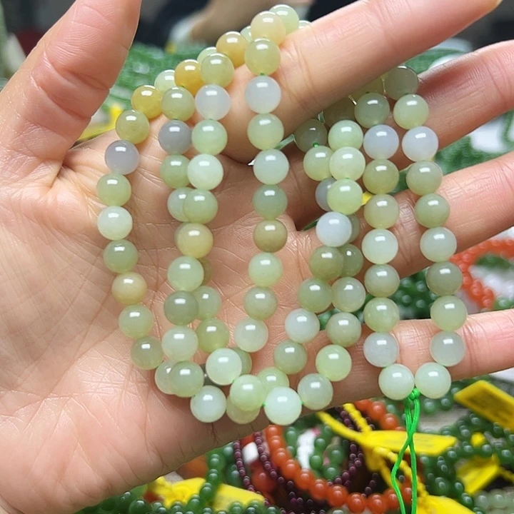 和田玉未镶嵌手链