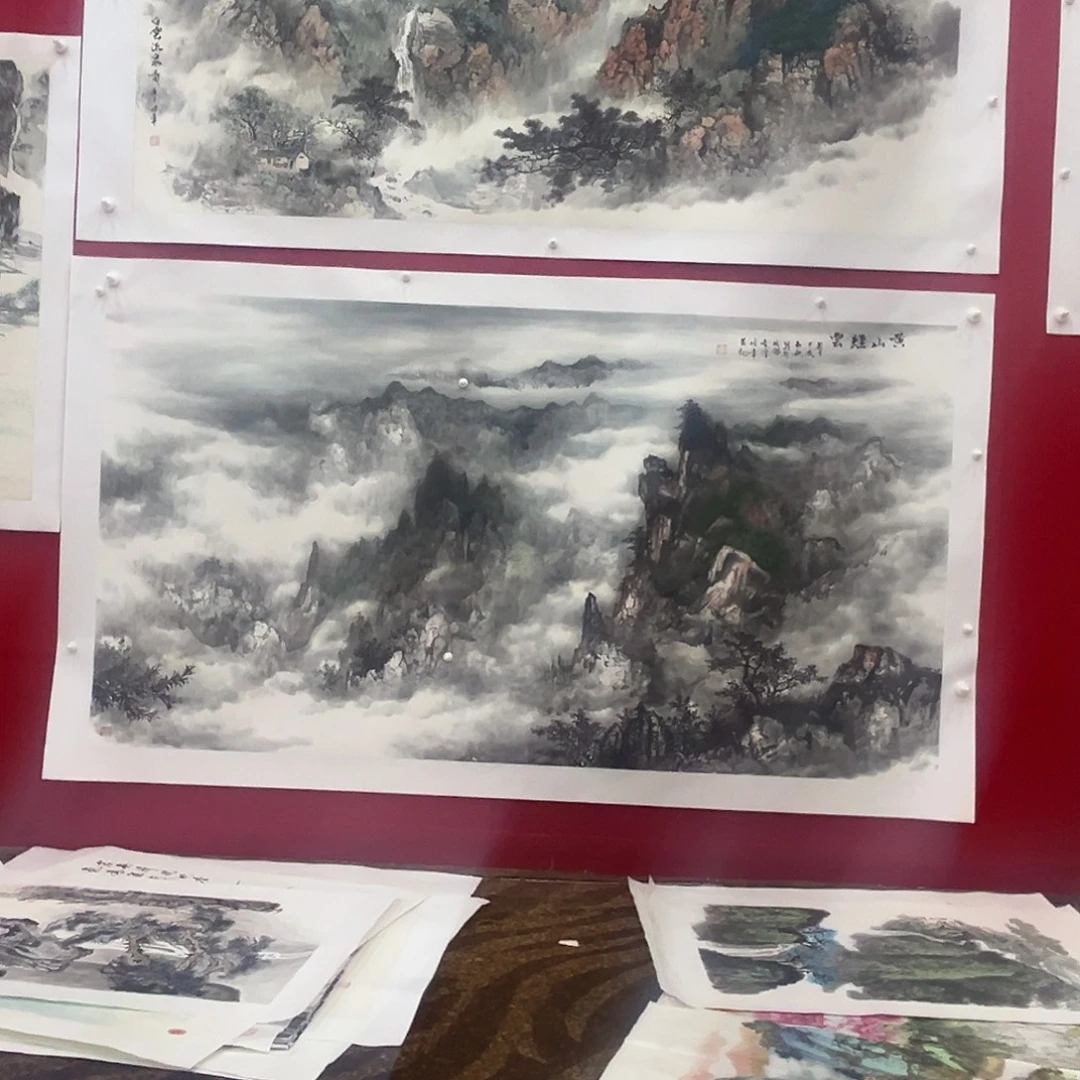 好***好国画绘画作品多次参加全国