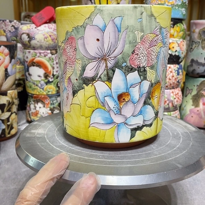 景德镇艺术手绘作品