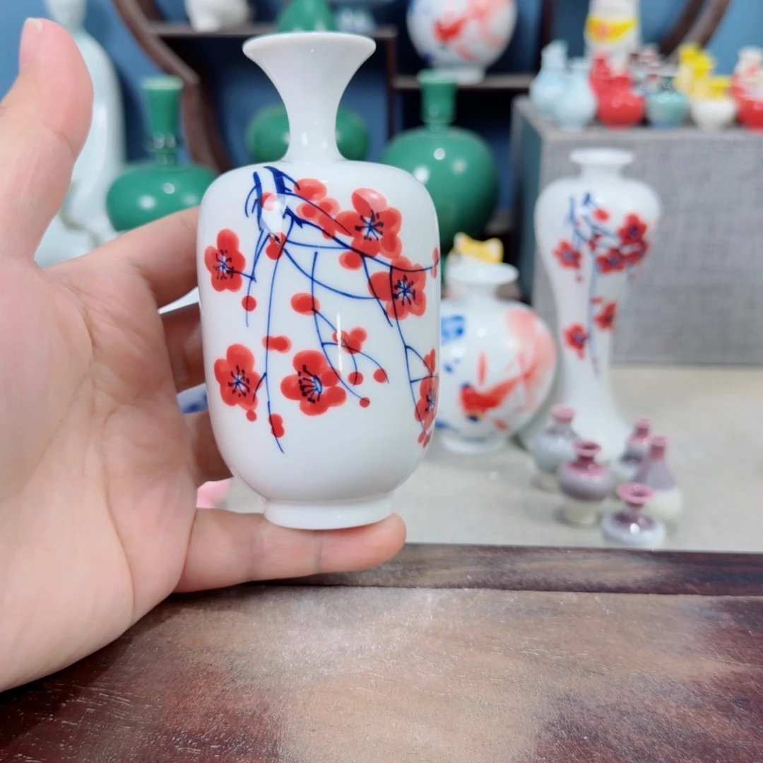 陶瓷手工小花器摆件