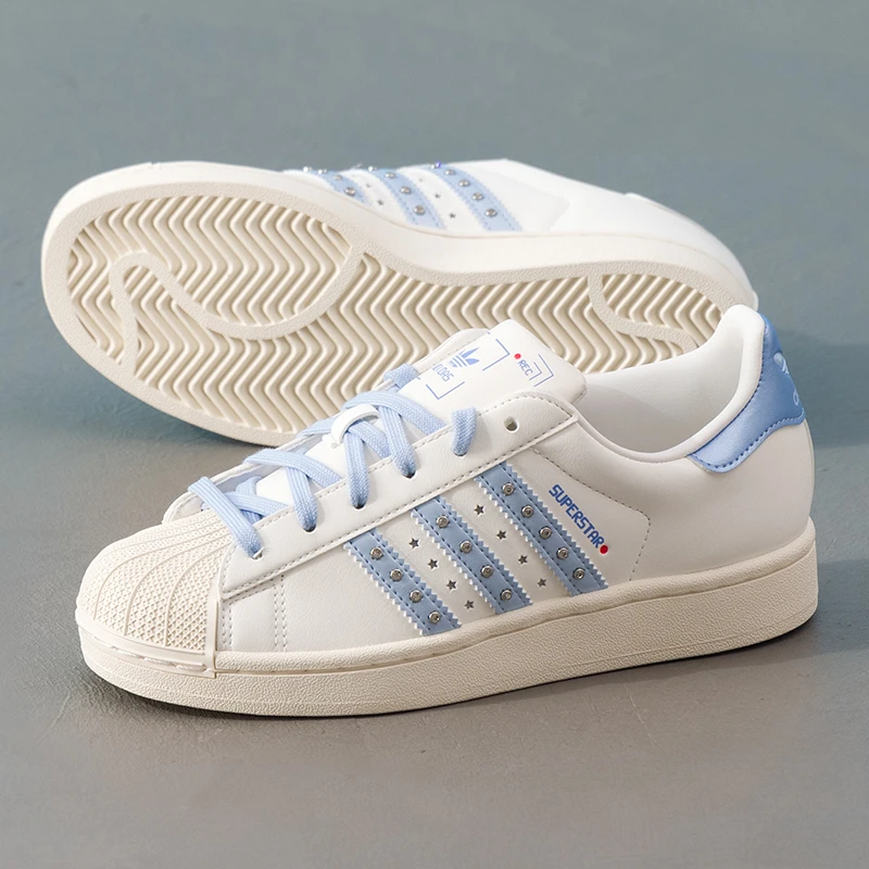 adidas/阿迪达斯正品三叶草女鞋2025新款贝壳头休闲鞋板鞋小白鞋