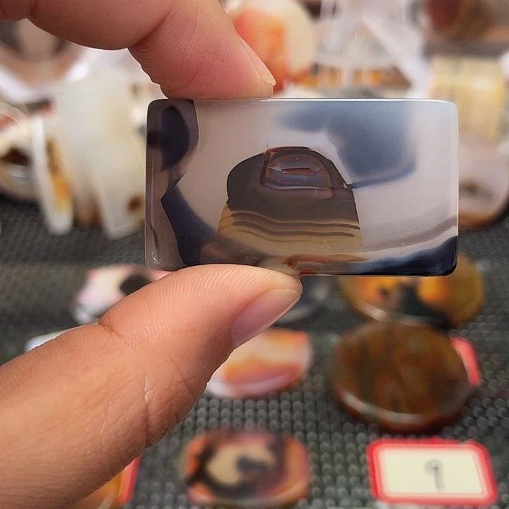 玛瑙/玉髓合金颈饰