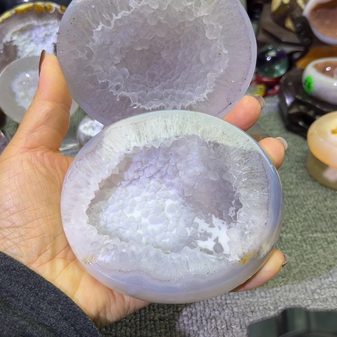 哆***常紫晶未镶嵌摆件水晶
