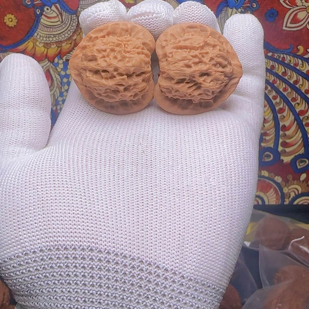 文玩核桃把件原树奶油帽37