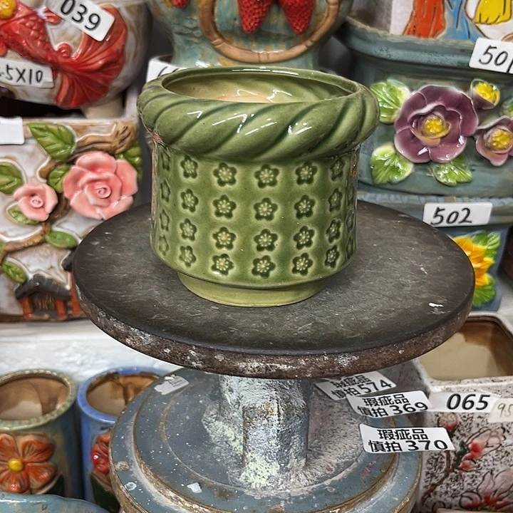 粗陶材质多肉花盆
