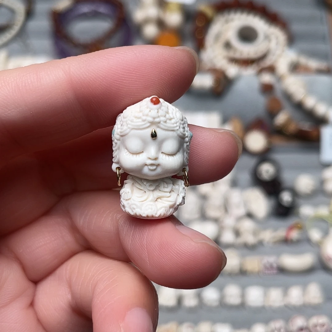 猛犸象牙手串/手链/手镯福利度母