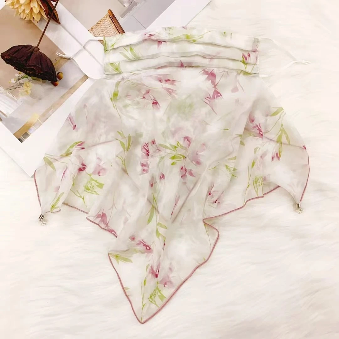 【真丝口罩】真丝口罩清鲜透气时尚百搭防晒新款