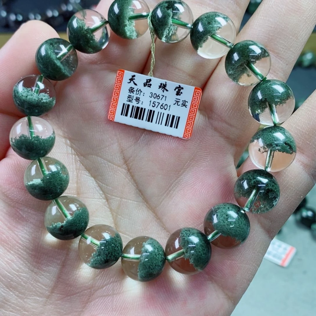 水晶手串未镶嵌绿幽灵157601