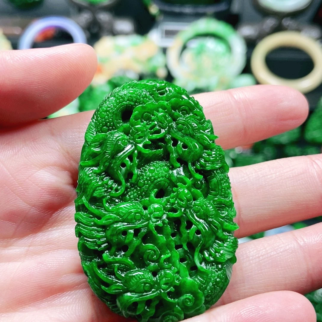 颈饰未镶嵌翡翠翡翠吊坠