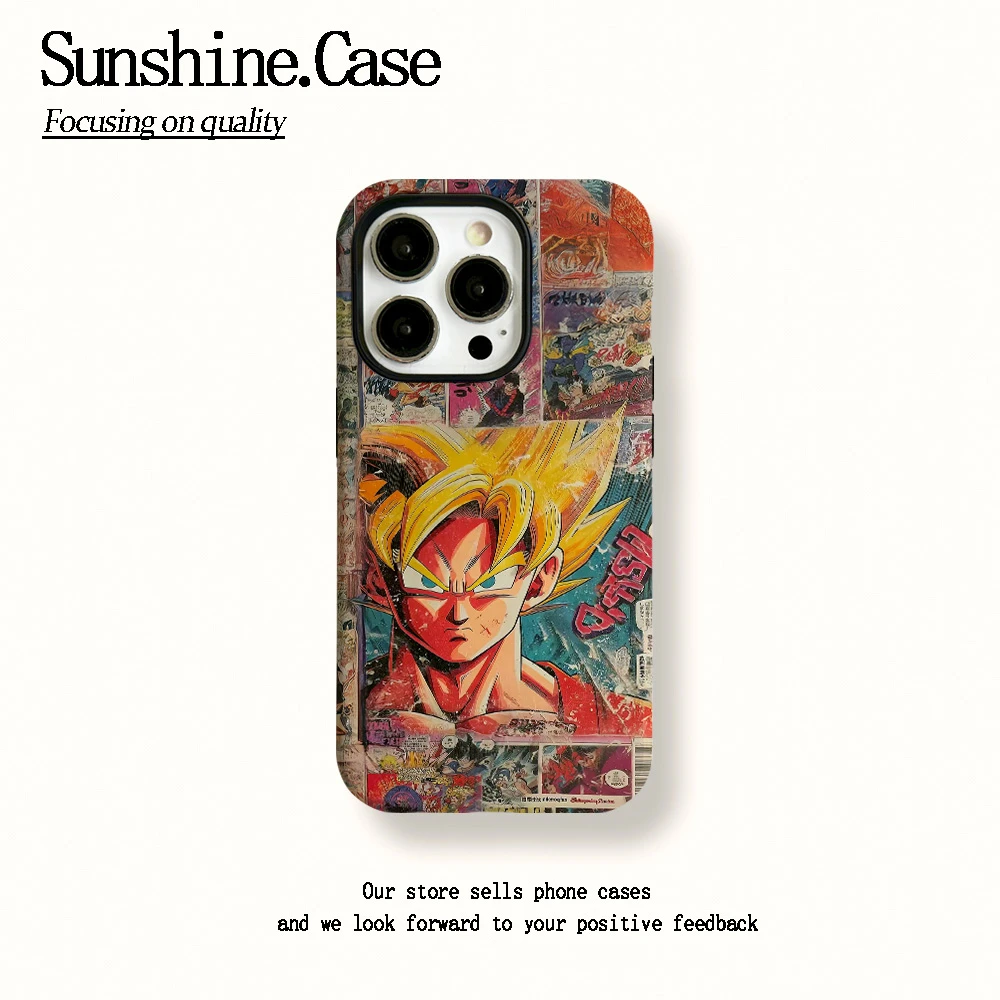 菲林二合一适用苹果华为vivo小米oppo手机壳报纸赛亚人16PRO