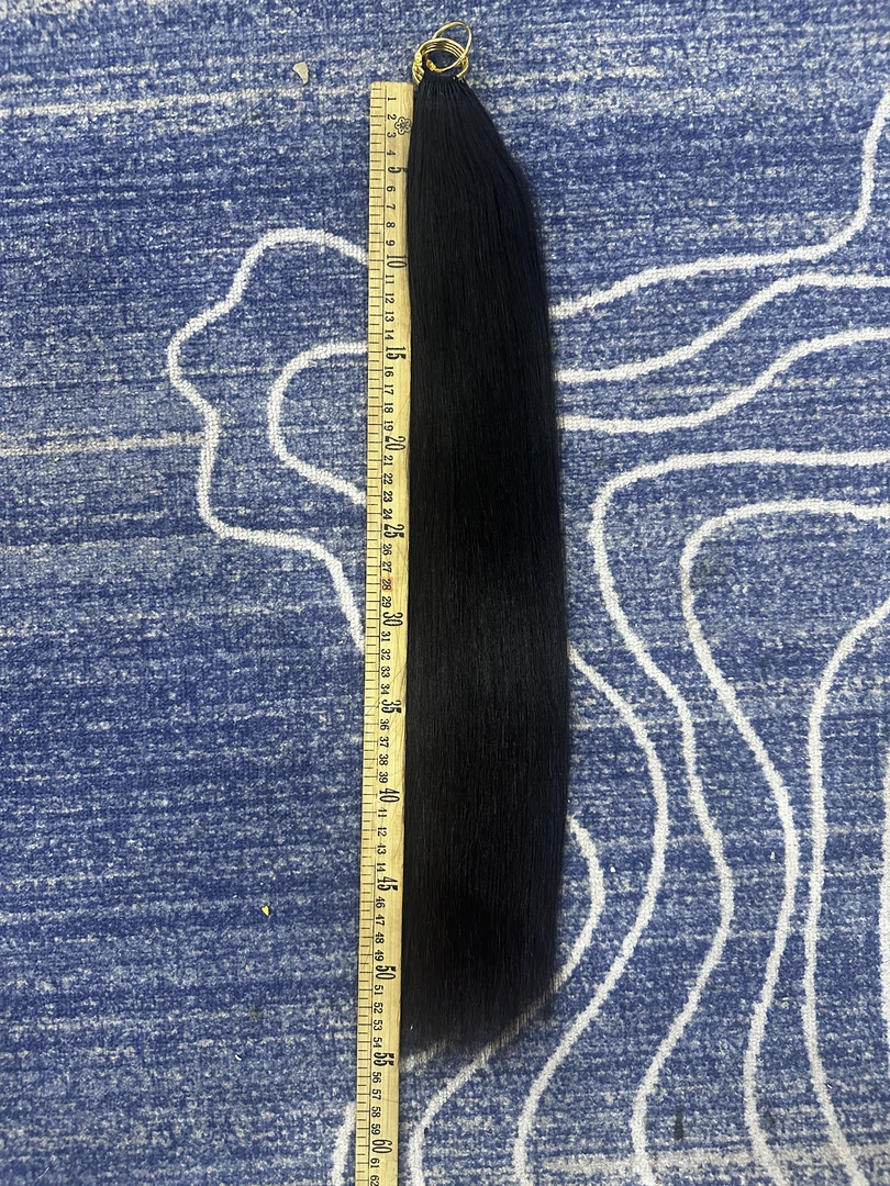 少女原辨发普通抽芯发35厘米内几乎无碎发三代无折头羽毛