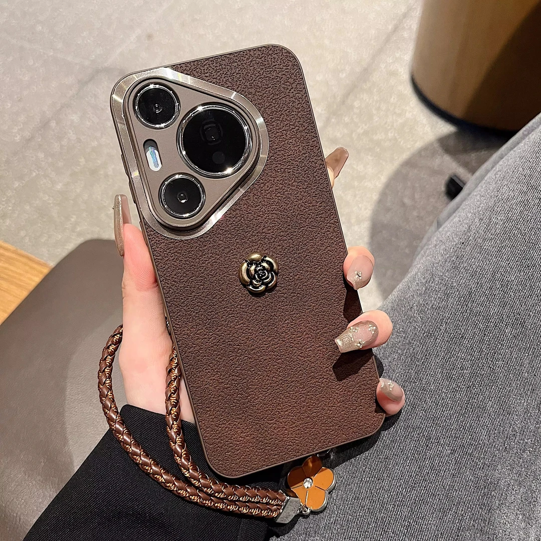 适用华为Pura80pro手机壳镜头全包mate70pro高档p80ultra女p70pro
