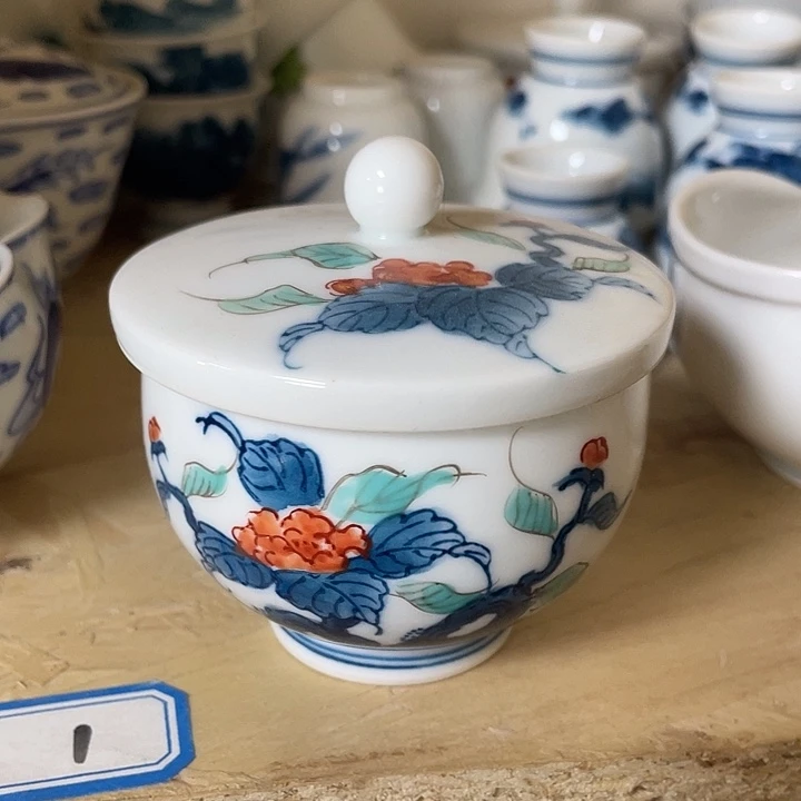 瓷片008 一人直播，看品直播间说序号