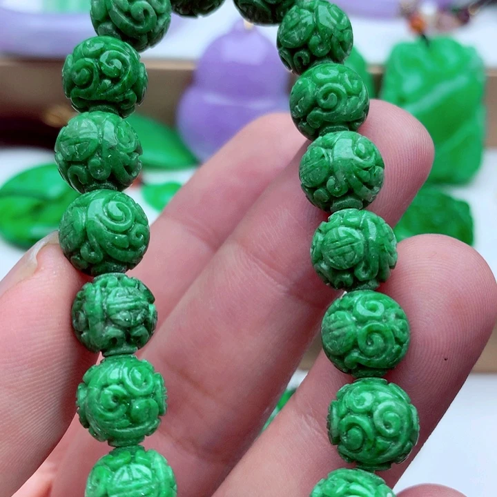 翡翠未镶嵌手链手串