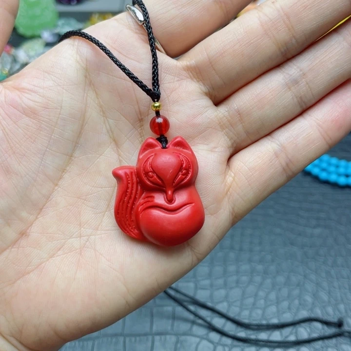树脂制品8号九尾吊坠