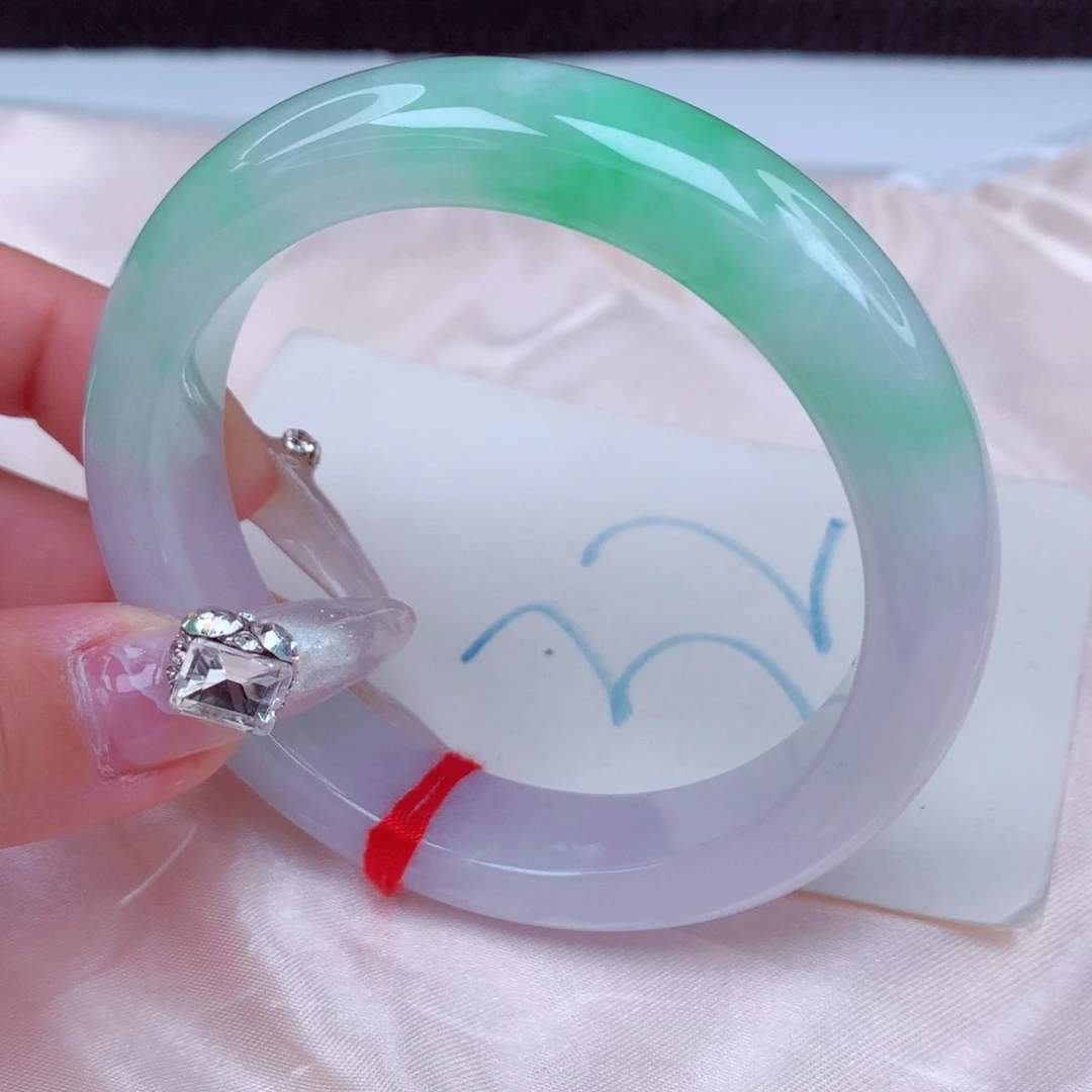 翡翠手镯未镶嵌天然缅甸翡翠A货手镯