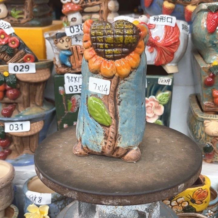 紫砂花盆粗陶材质多肉花盆