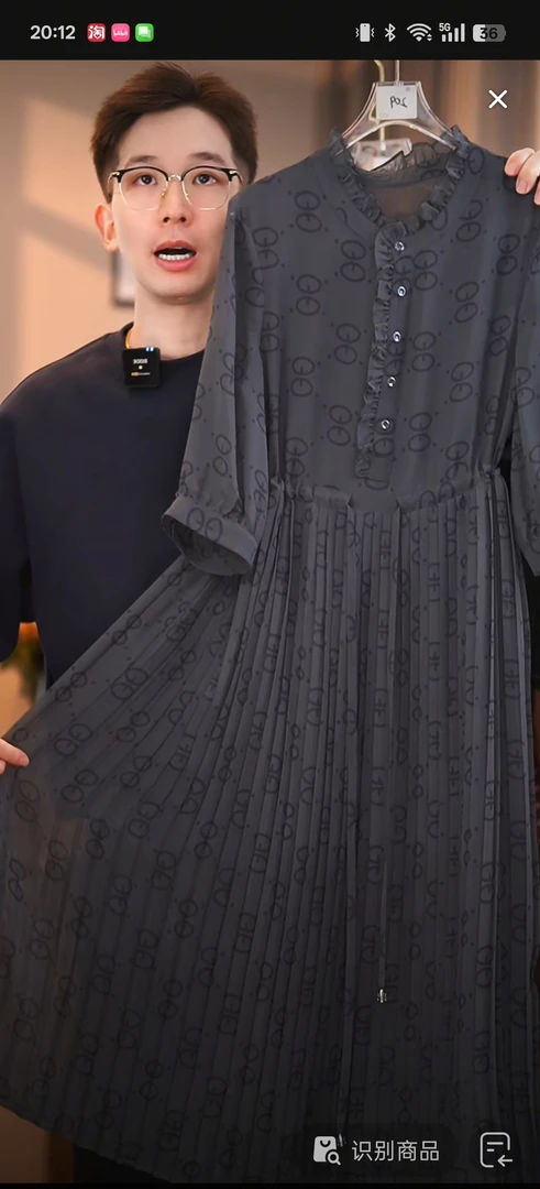 C65莫兰迪高级灰XW1宽松连衣裙女装连衣裙显瘦长款