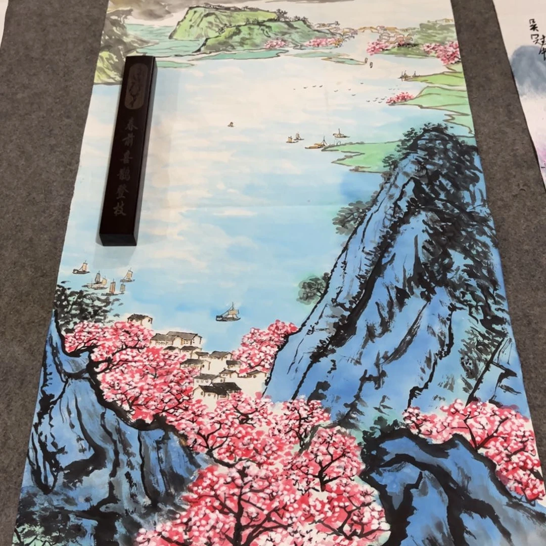 国画书法作品多次绘画作品