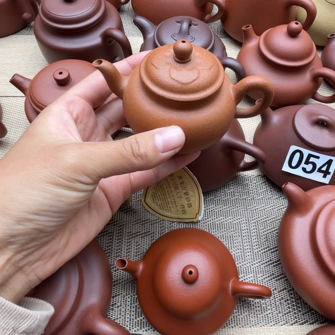 挚***）紫砂茶壶黄降坡大彬如意120cc微瑕