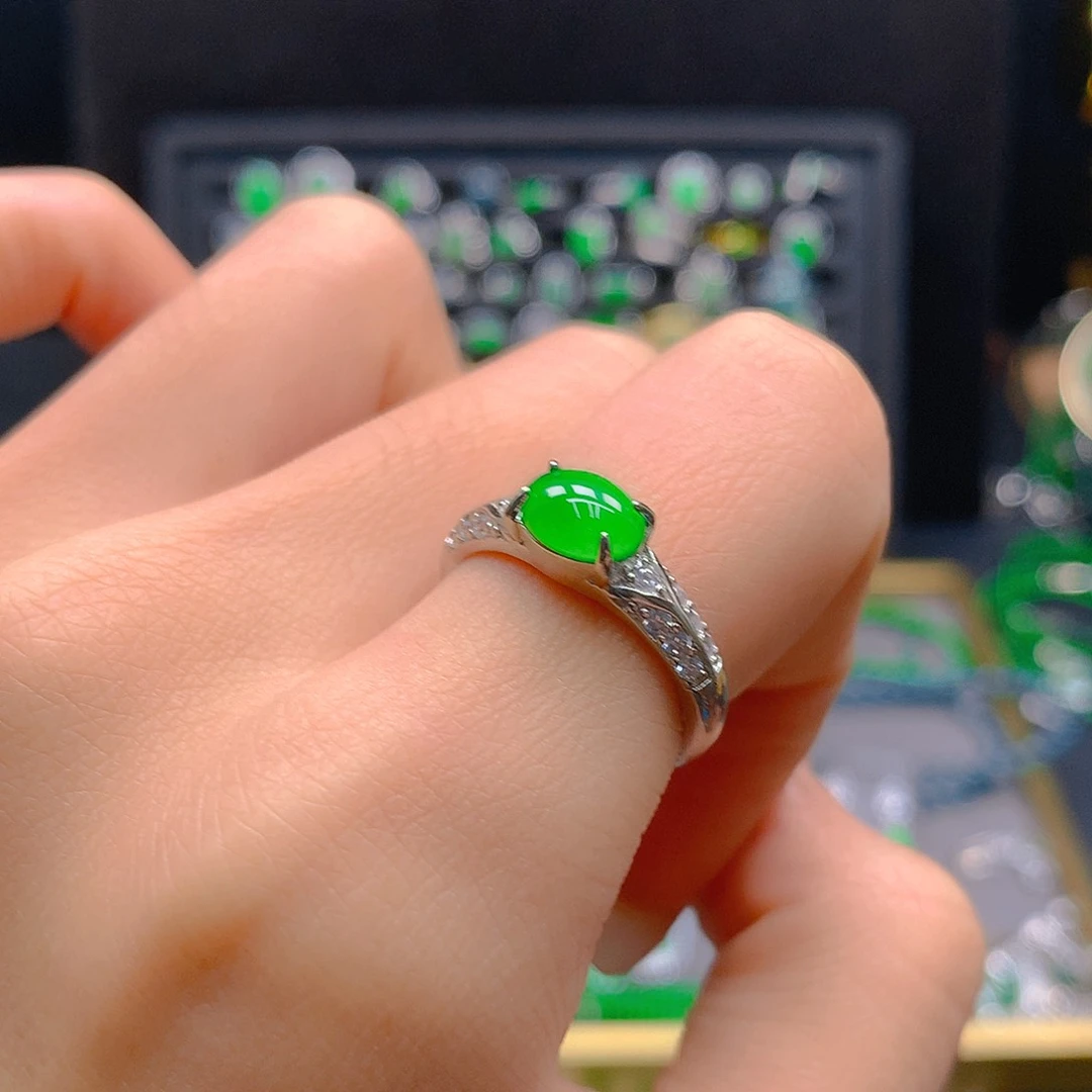 未镶嵌戒指翡翠天然翡翠