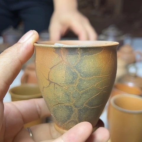 用***3戬谷龙窑柴烧茶杯287