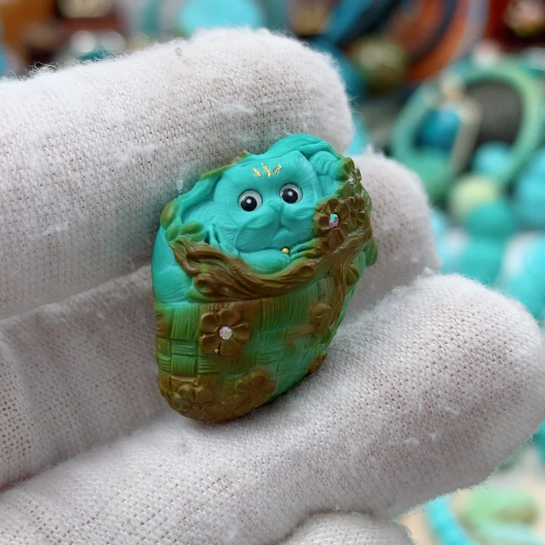 绿松石珠宝奇石未镶嵌