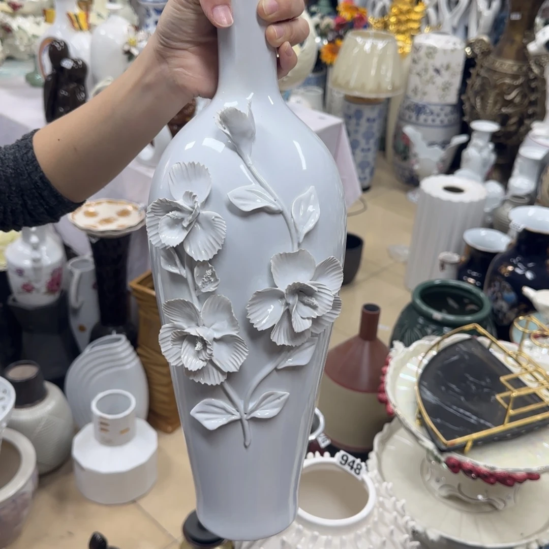 瓷片陶瓷工艺花瓶摆件
