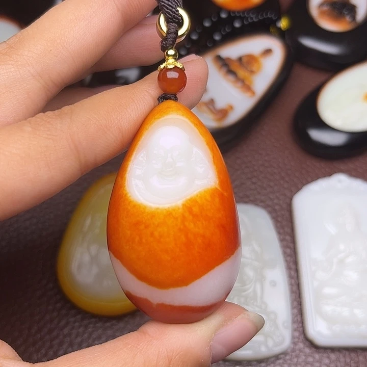 和田玉颈饰未镶嵌森*