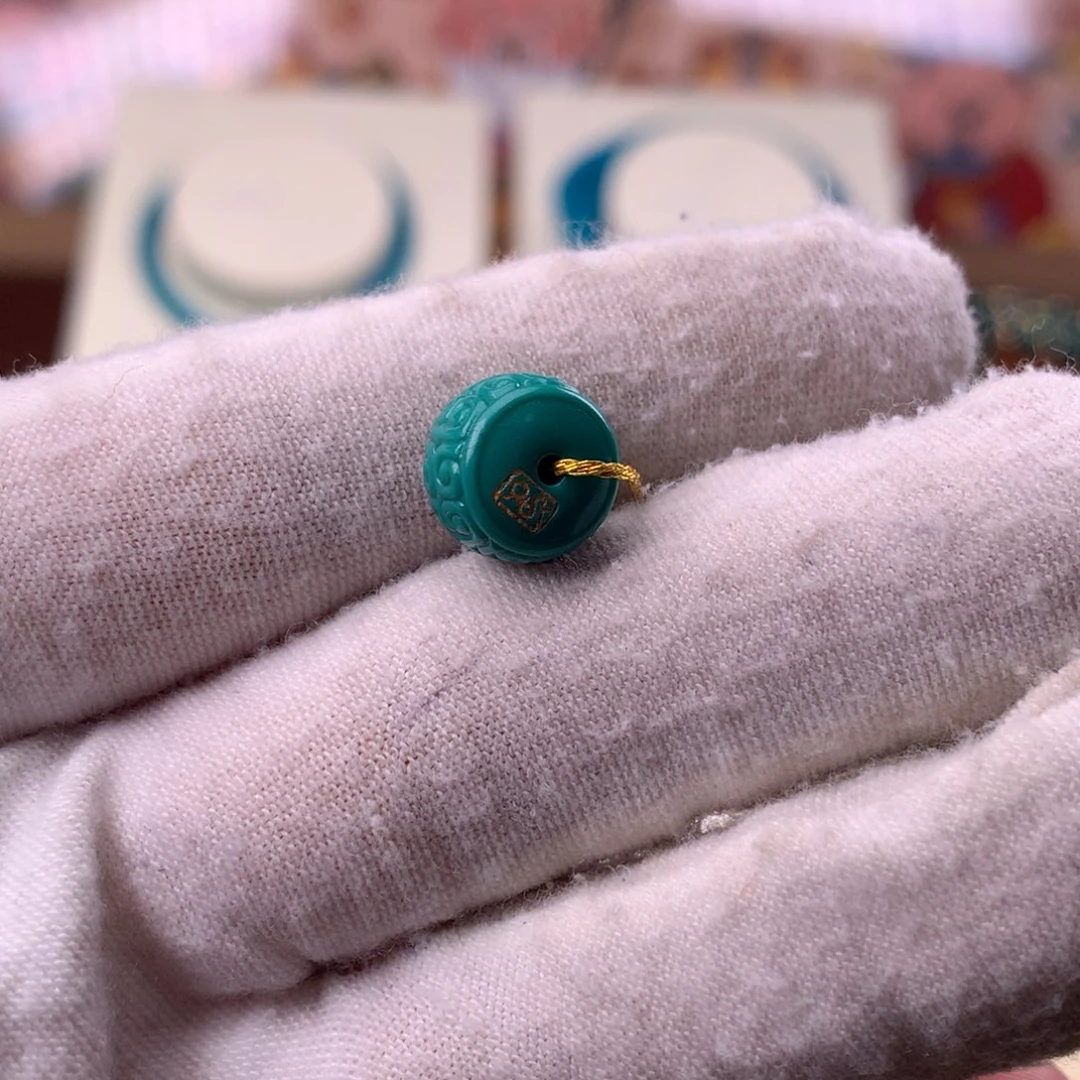 绿松石配饰A128未镶嵌觅*、