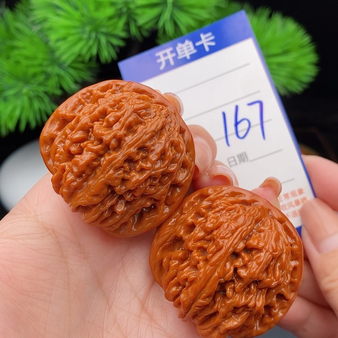 文玩核桃把件43四座楼167