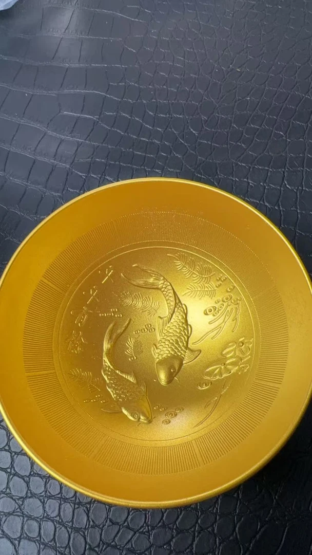 a102精美百搭鲤鱼碗摆件