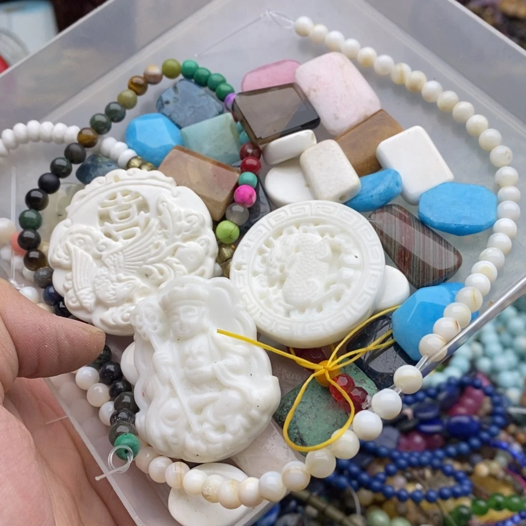 玛瑙/玉髓未镶嵌珠宝半成品打包B126