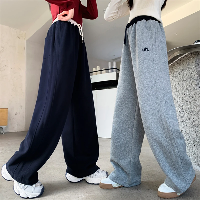 女童春秋运动裤子2025新款儿童秋装洋气时髦休闲裤女孩宽松卫裤潮