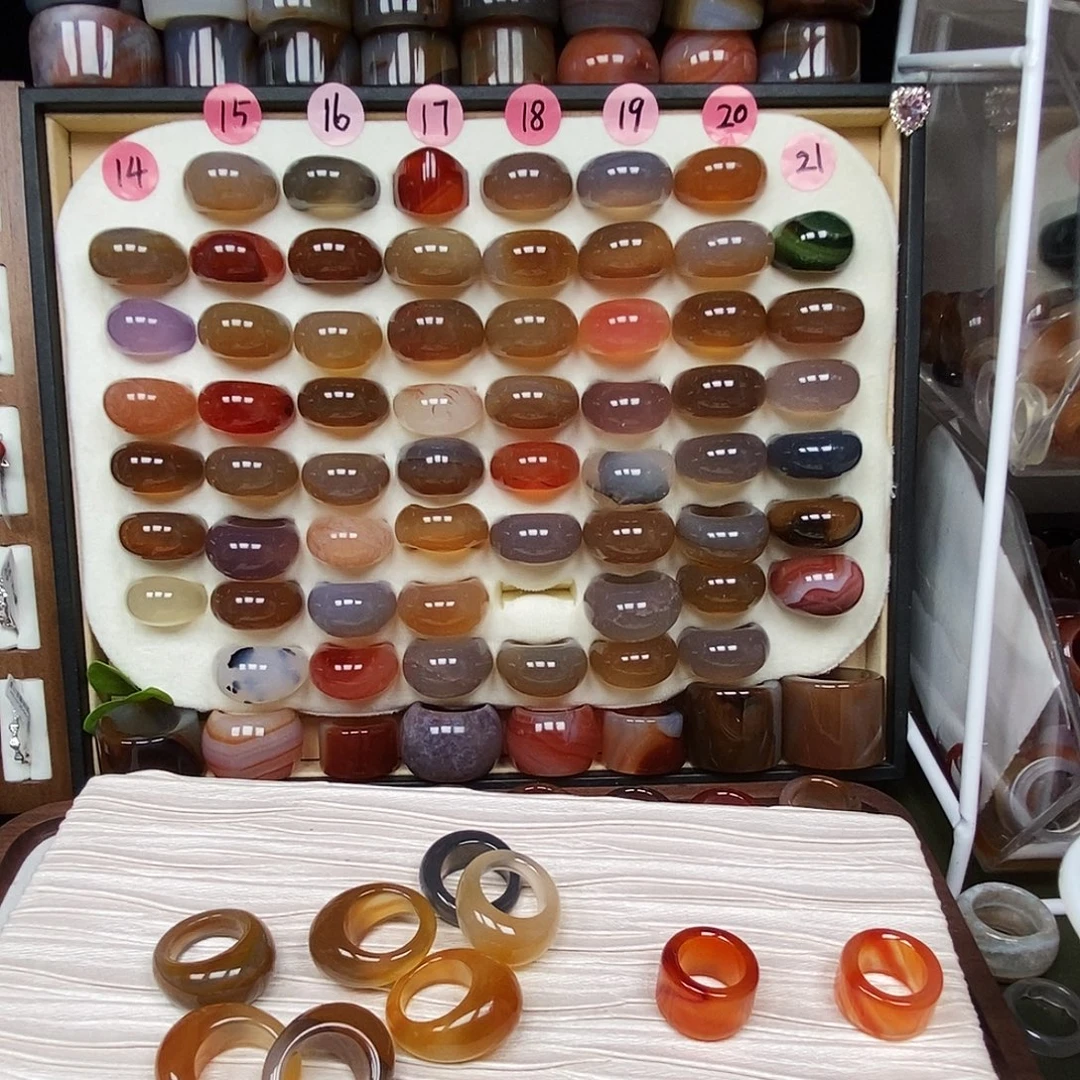 *****玛瑙/玉髓未镶嵌戒指