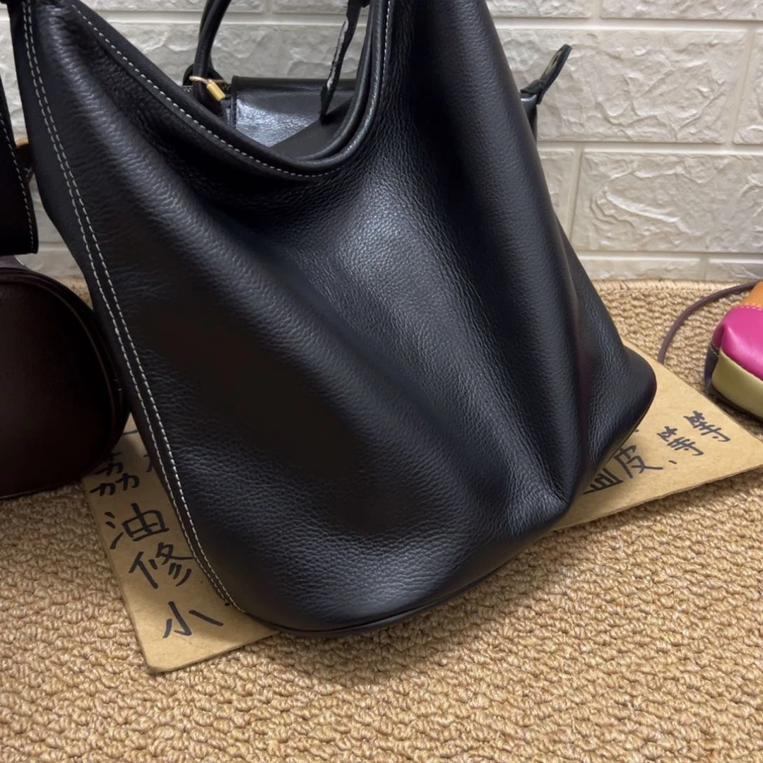 【闪购商品】头层牛皮黑色