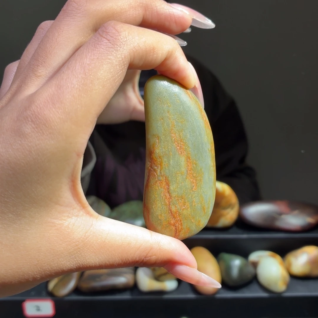 和田玉未镶嵌挂件60