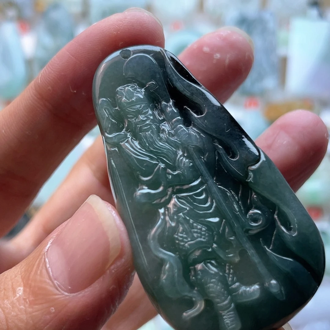 【闪购商品】颈饰未镶嵌翡翠关公