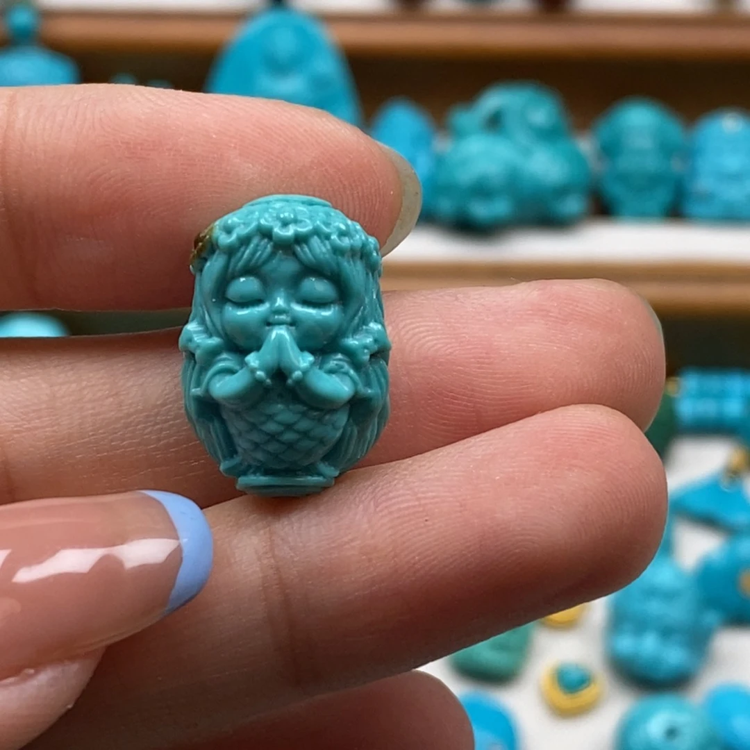 绿松石未镶嵌颈饰9**_