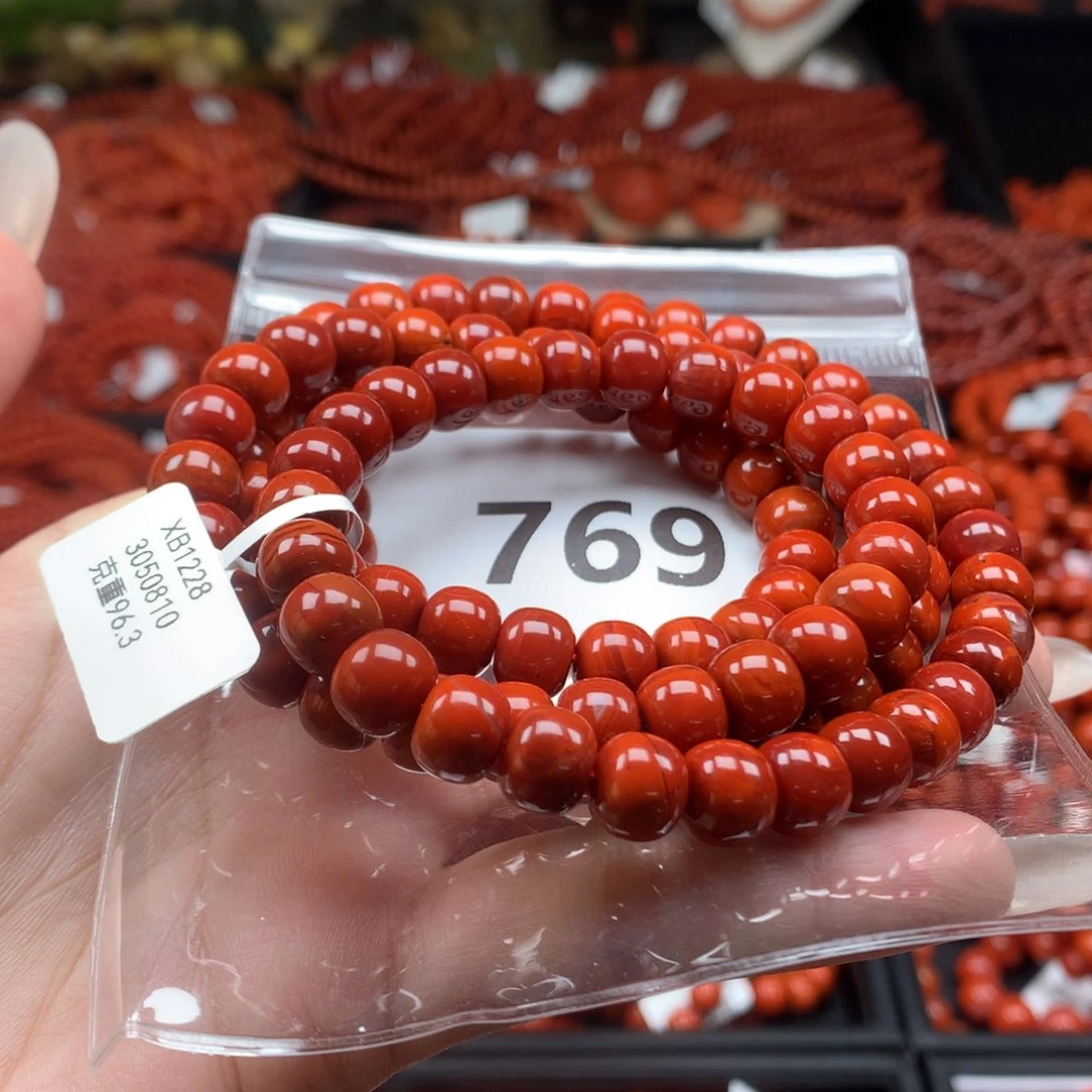 南红玛瑙手串未镶嵌8.8mm