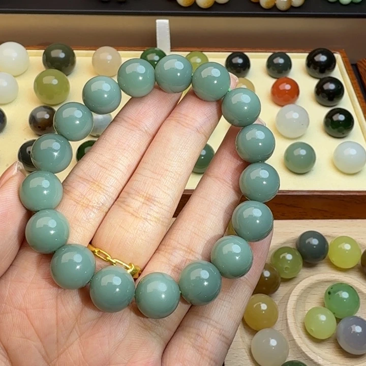 和田玉未镶嵌手链