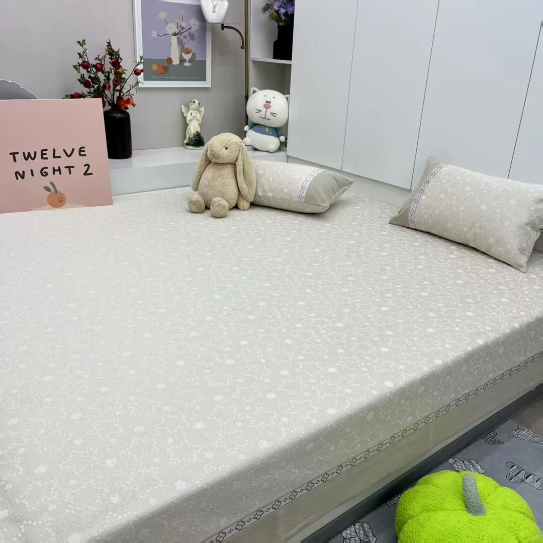 暖木杨 清库存（星星乐园）床盖三件套四季可用高端雪尼尔床盖防滑