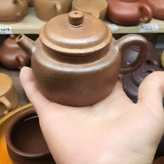 紫砂茶壶柴烧得中200豪升左右