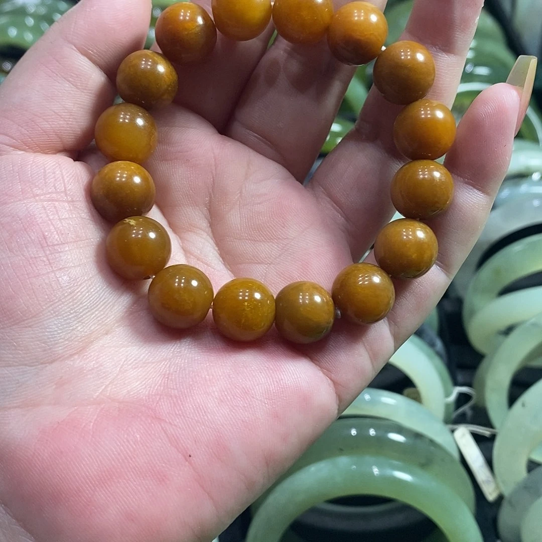 未镶嵌岫玉手镯123