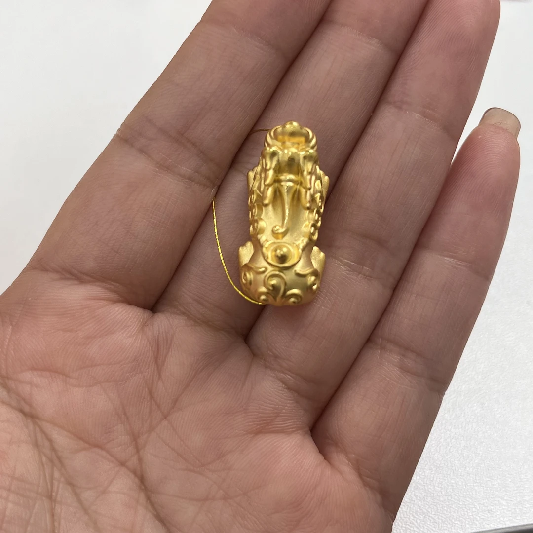足金祥云貔貅手串