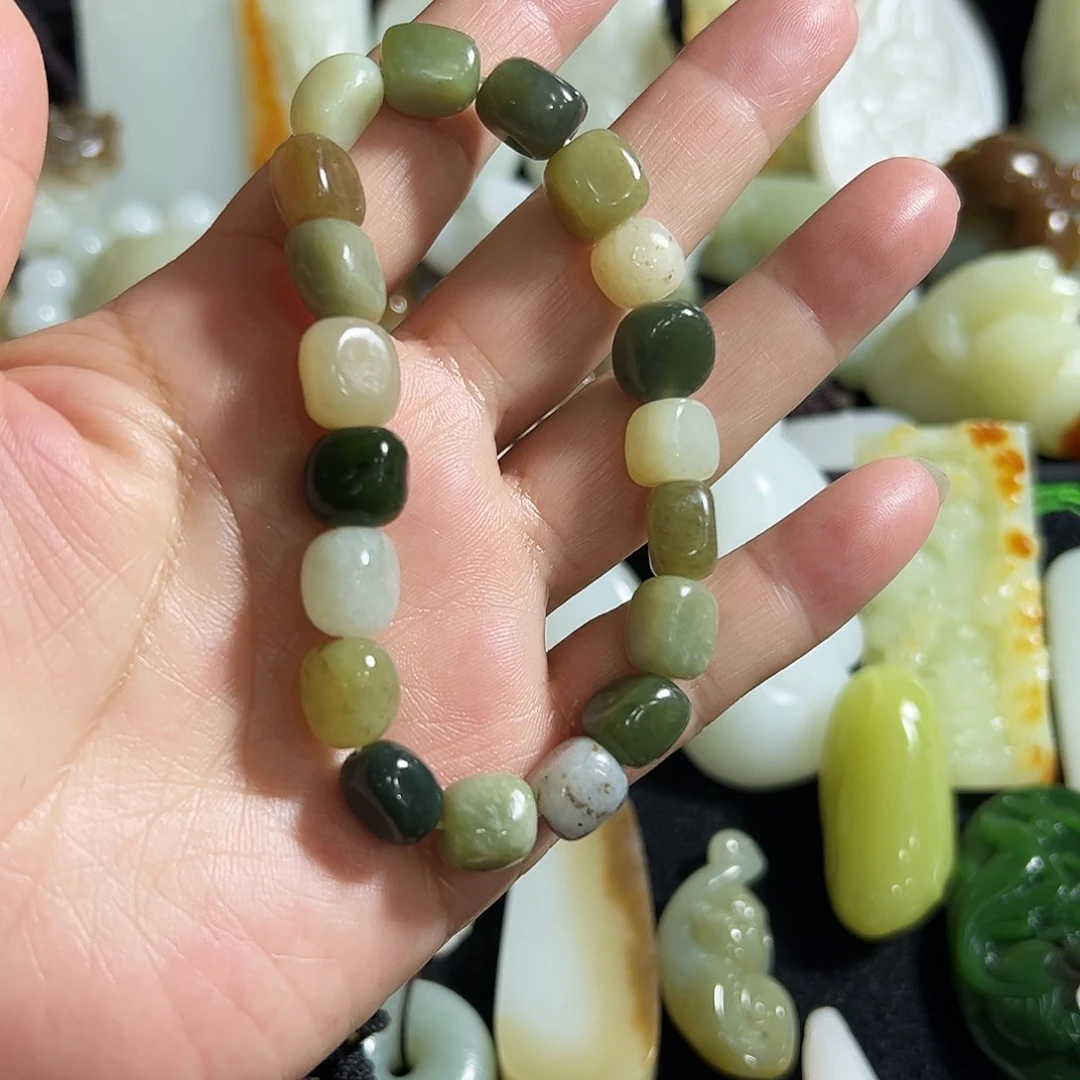 和田玉（糖玉）未镶嵌手链