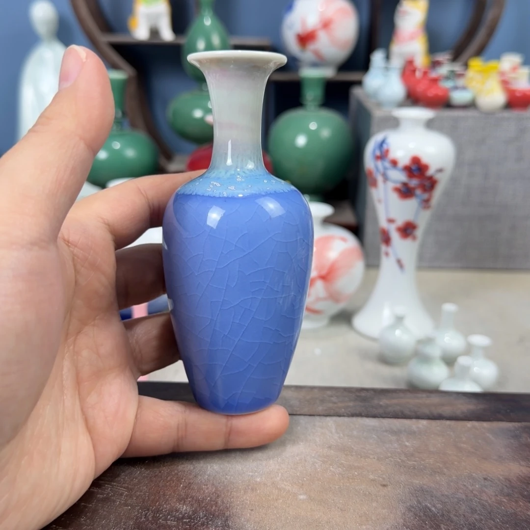陶瓷手工小花器摆件