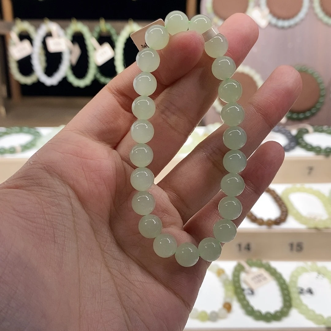 草****和田玉未镶嵌手链