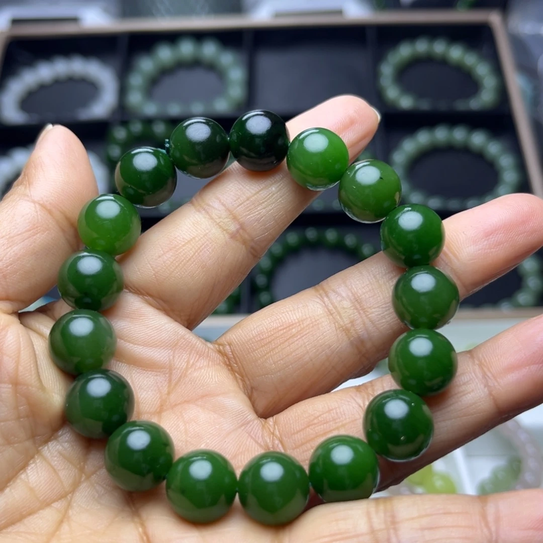 和田玉（碧玉）未镶嵌手串