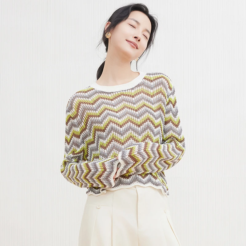 【达人专属】毛针织衫女秋季新款J435031